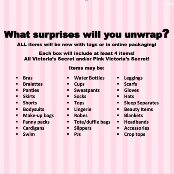 New VS & VS Pink Mystery Box or Reseller Box! 📦 - Picture 3 of 7
